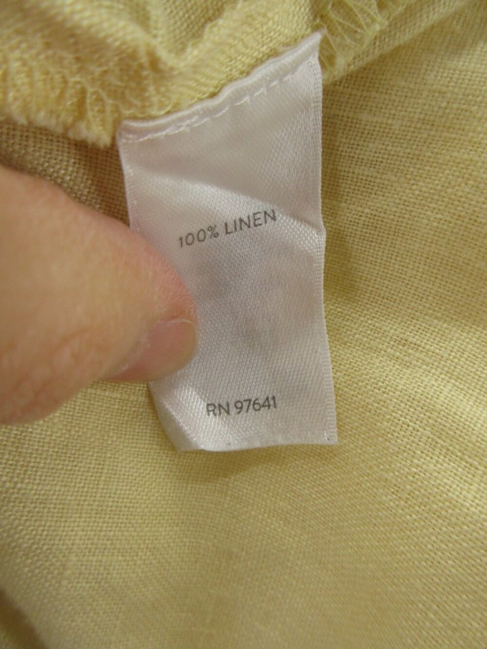 J Jill Top XL Petites Love Linen Shirt Button Down Woven Roll Tab - Picture 10 of 11